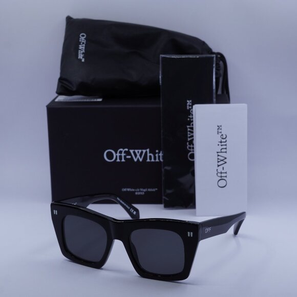 Off-White OERI13Y SELMA 1007 Square Sunglasses – Black/Grey